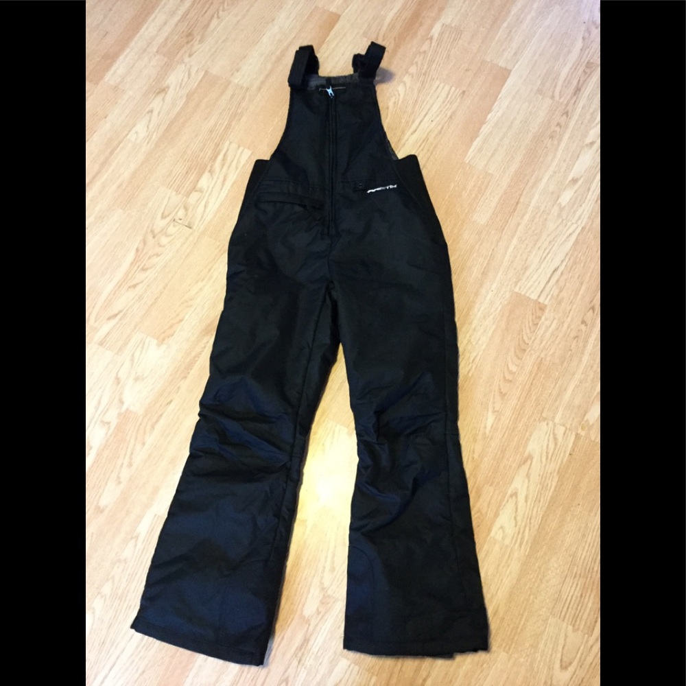 Arktix Unisex Black Snow Pants Snow Bib.  Medium